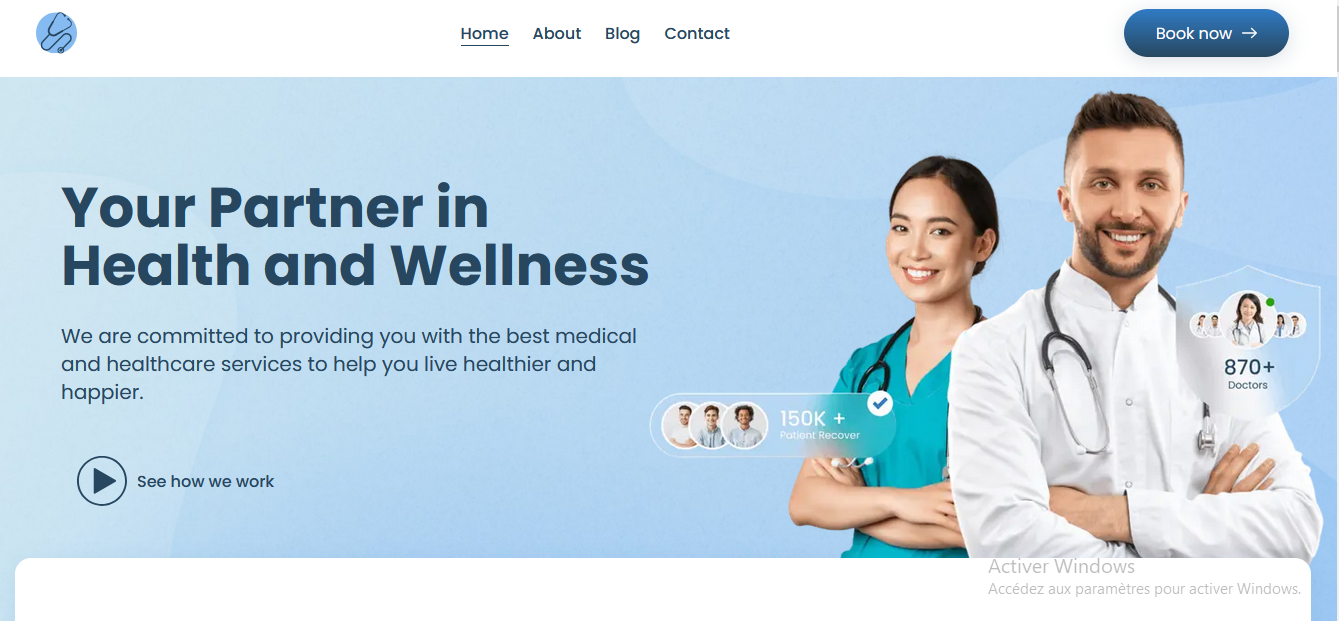 Une plateforme de prise de rendez-vous